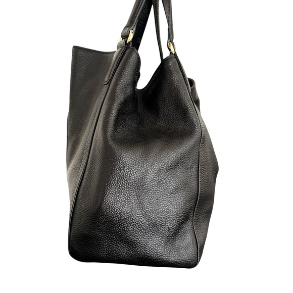 GUCCI Soho Large Black Pebbled Leather Tote Bag Shoulder Bag Women’s - Picture 5 of 17
